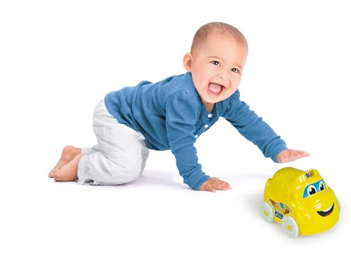 Baby Clementoni - Veicoli Attività, Macchinine Per Bambini 10+ Mesi, Gioco Prima Infanzia Made In Italy, Play For Future, 4 Mezzi Impilabili Per Sviluppare Coordinazione, Manualità E Creatività, 17111 - 4