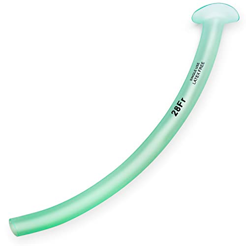 Asa Techmed Nasal Airway Kit 28Fr Medical Nasopharyngeal Management Trauma Airways - First Aid Emergency Rescue Latex Free Respiration Tubes 1 Pc #TOP13