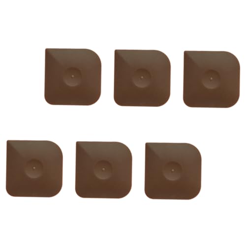 Didiseaon Heat Resistant Non Stick Plastic Scraper Tools 6pcs Pot Scrapers for Cleaning Easy to Use