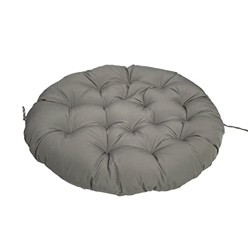 Mecedora para patio con cojines redondos impermeables exteriores y sillón plegable