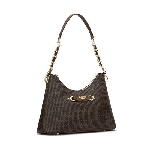 Image of Lavie Luxe Women's Monogram Jess Hobo Bag | Hobo Handbag for Work | Ladies purse | Stylish Shoulder Bag | Gift For Women