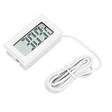 Fácil de leer. MXECO Mini portátil ConvenientLCD Refrigerador Congelador Frigorífico Termómetro digital Medidor de humedad Temperatura -50~110 ° C Blanco