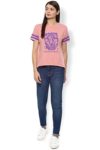 Image of Van Heusen Women's Cotton Regular Fit T-Shirt