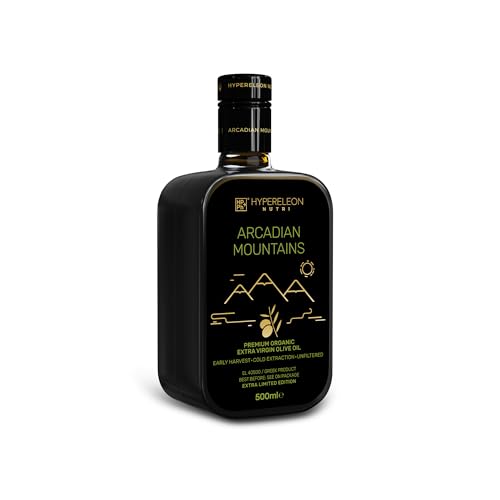 HYPERELEON NUTRI | Premium, Organic, High Phenolic, Greek Extra Virgin Olive Oil 100% Pure & Natural | Bio & Unfiltered | 75 Top INTERNATIONAL HEALTH Awards | 500 ml (1)