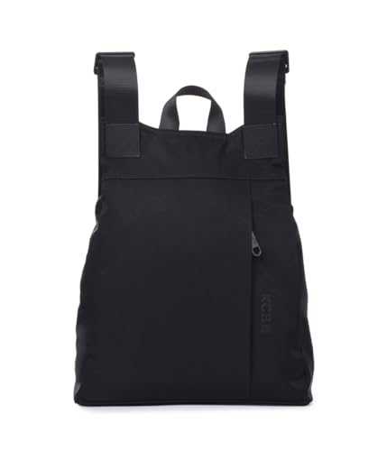 KCB Mochila Antirrobo Grande Maze | Diseño Seguro y Espacioso | Bolsillos Organizadores | Asas Ajustabes | Ideal para Viajes o Uso Diario | 100% Vegano | Color Negro