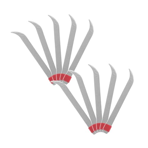 NUOBESTY 10 Stück Teiliges Nadelpullern und Präzisionspinzetten für Schuhreparatur Vielseitige Werkzeuge für Handnähprojekte und Diy Bastelarbeiten