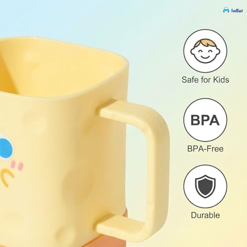 Image of FunBlast Milk Mug for Kids - 410 Ml; Unbreakable Mug for Kids, Milk Mugs for Kids Unbreakable - Milk Drinking Cup for Kids (Pack of 1)
