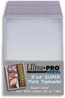 Ultra-Pro Super Thick Top Loaders - 25 Per Pack (Quantity of 200)