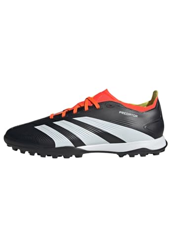 adidas Unisex Predator 24 League Low Turf Boots, Core Black / Cloud White /...