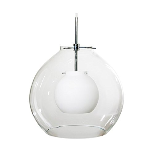 Preisvergleich Produktbild BELID PIKANT Pendel D280mm max. 60W G9 Glas klar / weiß