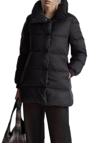 Veste femme Benetton 2niwdn08x veste mi-saison noire chic