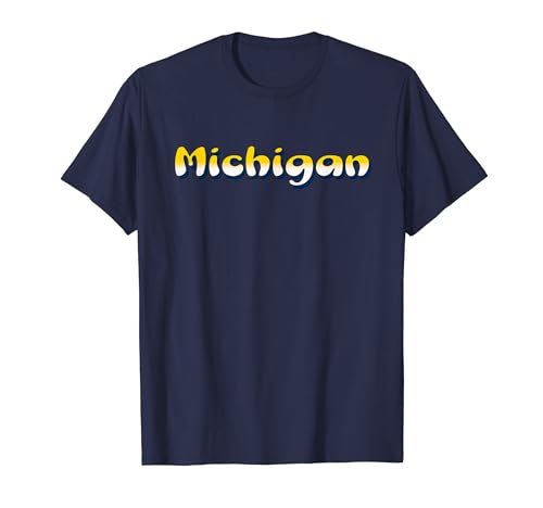 Retro Throwback Michigan MI Vintage Design Classic Michigan T-Shirt