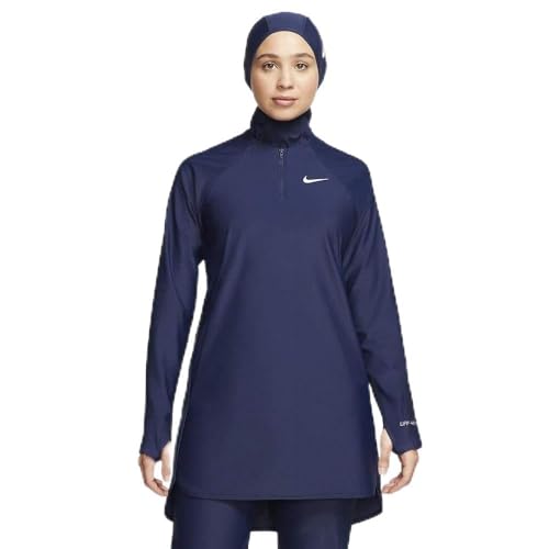 تونيك طويل بأكمام طويلة للنساء من نايكي بلون ميدنايت نايفي و...