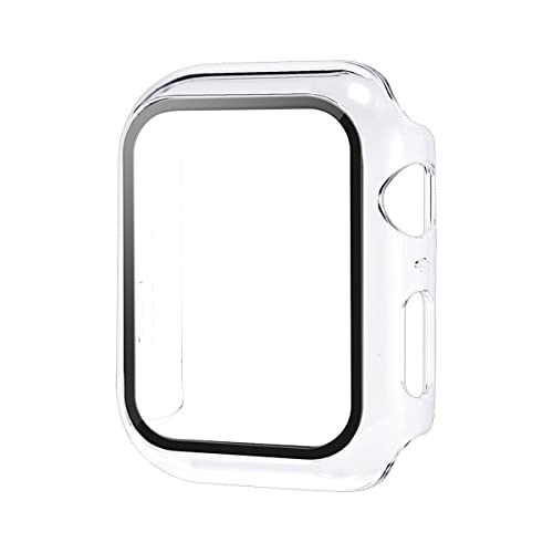 2022改進版 コンパチブル Apple Watch ケース 44mm 1個セット 交換簡單 アップルウォッチ用 保護カバー iwatch アクセサリ Series 6/Series SE/Series 5/Series 4 対応 (クリア 44mm)