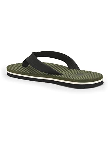 Image of Liberty A-HA JTN-03 Casual Flip-Flops for Men - Grey, Navy Blue & Olive Green | Slip-on /Flats Slippers - Durable and Lightweight | Comfortable and Soft Insole for Everyday Wear - Cushioned Footbed