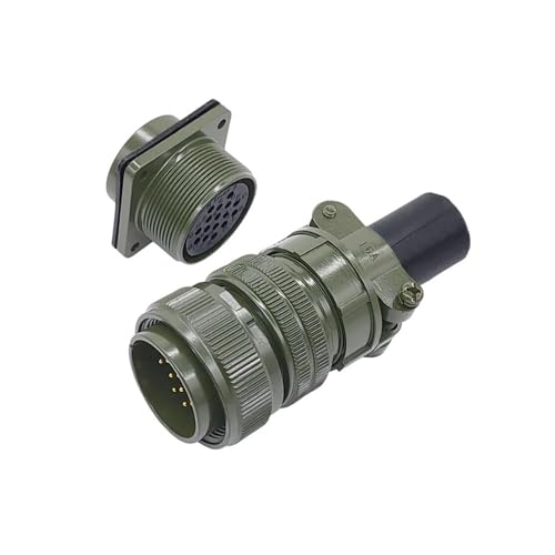 Conectores circulares 5015 con acoplamiento roscado antivibración plug 24-10S 5