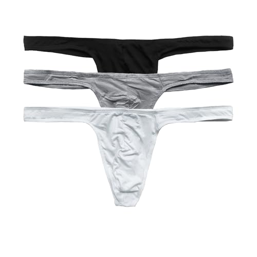 Mens Underwear G-String Thongs Low Rise Bikini Underwear Briefs Nightwear