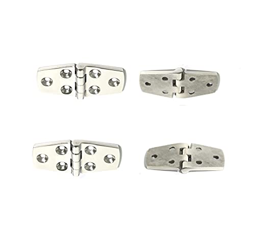2 pezzi di cerniere in acciaio inox 316, adatte