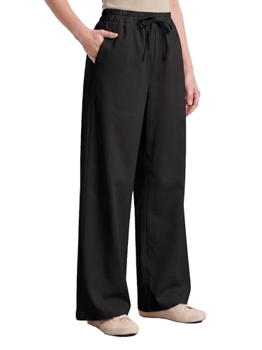 Image of Vogaan Women's High-Waist Korean Trousers with Wide Baggy Fit | Trendy GenZ Streetwear Pants | Trousers | Women Trousers