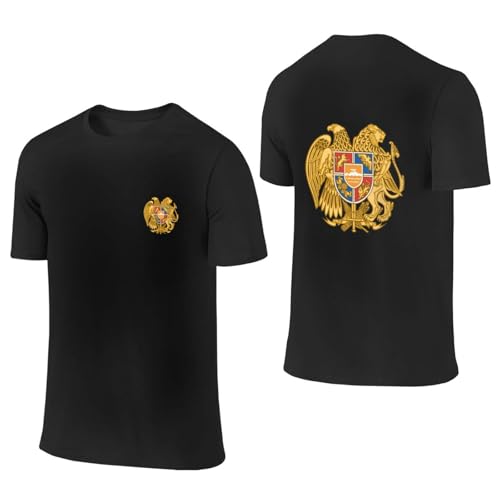 T-Shirt Classique Armoiries Arméniennes en Textile Respirant