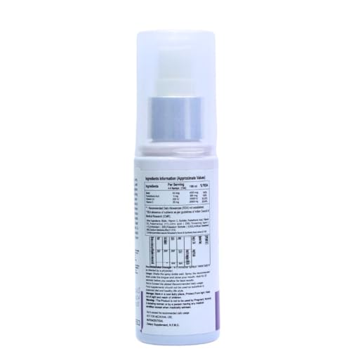 Image of Volamena Nutrition Advance Biotin Mouth Spray With Biotin, Vitamin C, D3 & B-7 for Plump & Clear Skin, Strong and Healthy Hair Growth, Strawberry Flavour, 50 ml