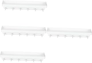 BESPORTBLE 4pcs Trophy Medal Holder Towel Hooks Wall Mounted Holder Basketball Medals Sports Medal Bracket Medal Display Rack Medal Hanging Rack Medal Hanger Display with Shelf Storage Shelf