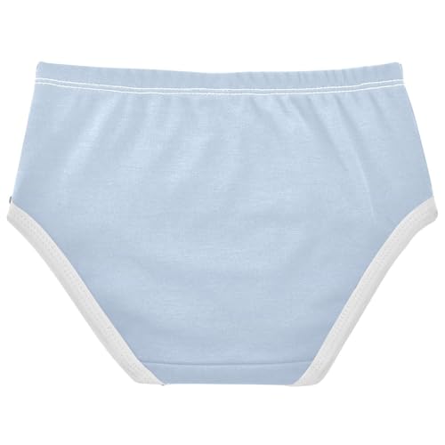 Joisal Cotton Toddler Girls Underwear Ombre Blue Light Gradient Panties Little Girl Artistic Briefs Girls Undies 2t2