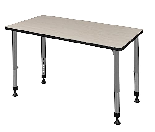 Romig Kee Grey Classroom Activity Tables 42, 48 x 24, Maple