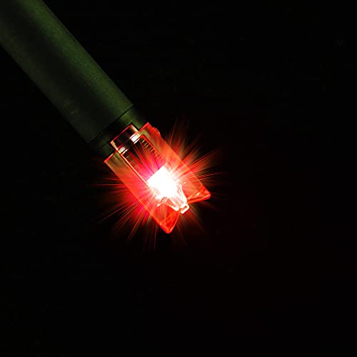 Ellen Archery Lighted Archery Nock Out Crossbow Half Moon Nock With Precision Bushings To Fit The 4 Most Common Carbon Bolts - .285,.297, .300 And .305 Inch Id Bolts(Pack Of 3) (Red 3 Pack) #TOP3
