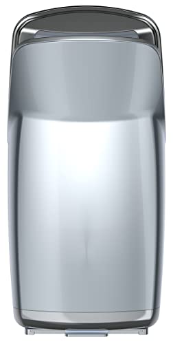World Dryer V-649A VMax Vertical Hand Dryer, 110-120V, High-Impact ABS Cover in Silver