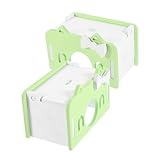 EXHUMKY 2pièces Maisons Plastique pour Hamsters De Abris Décoratifs pour Hamsters Nains Et Petits Rongeurs Cachette Résistante Et Confortable pour Jeu