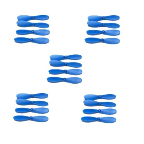 Hélices drone V8 pièces de rechange pales bleues compatibles quadricoptère 4D-V8