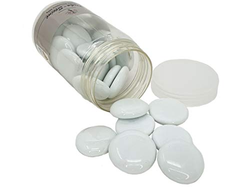 Piedras de cristal blanco para rellenar jarrones y centros de mesa sin perder luz 3
