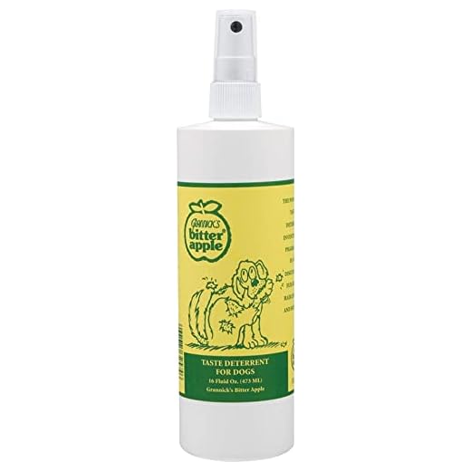 Grannick's Bitter Apple Liquid 1, 8 oz Chewing Deterrent Spray, Anti Chew Behavior Training Aid for Dogs and Cats; Stops Destructive Chewing Licking of Bandages, Paws, Shoes, Fur, Doors and Furniture
