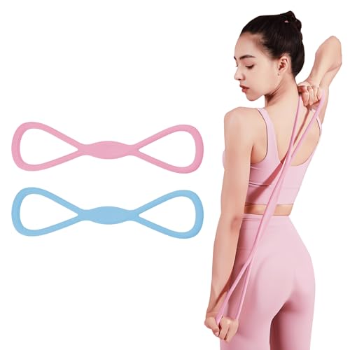 Bandes de résistance avec poignées Adorila pour fitness des bras et du dos