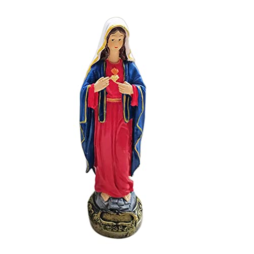 Joselin ArtesaníAs de Resina JesúS Natividad Pedestal Estatua DecoracióN Religiosa del Dormitorio Gabinete de TV Decoraciones B
