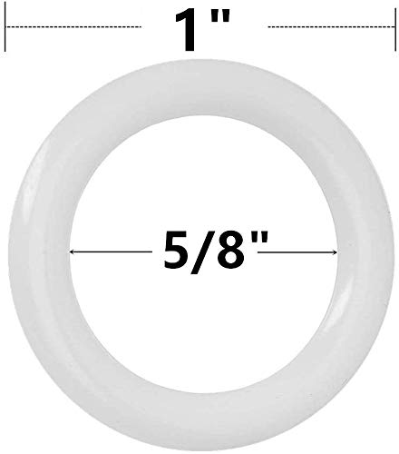 Cutelec ES-CURTAIN-6H-92 Plastic O Rings 15Pack 1 Inch Diy Crochet Ring Circle Hook Craft Tool Accessory thumb #1