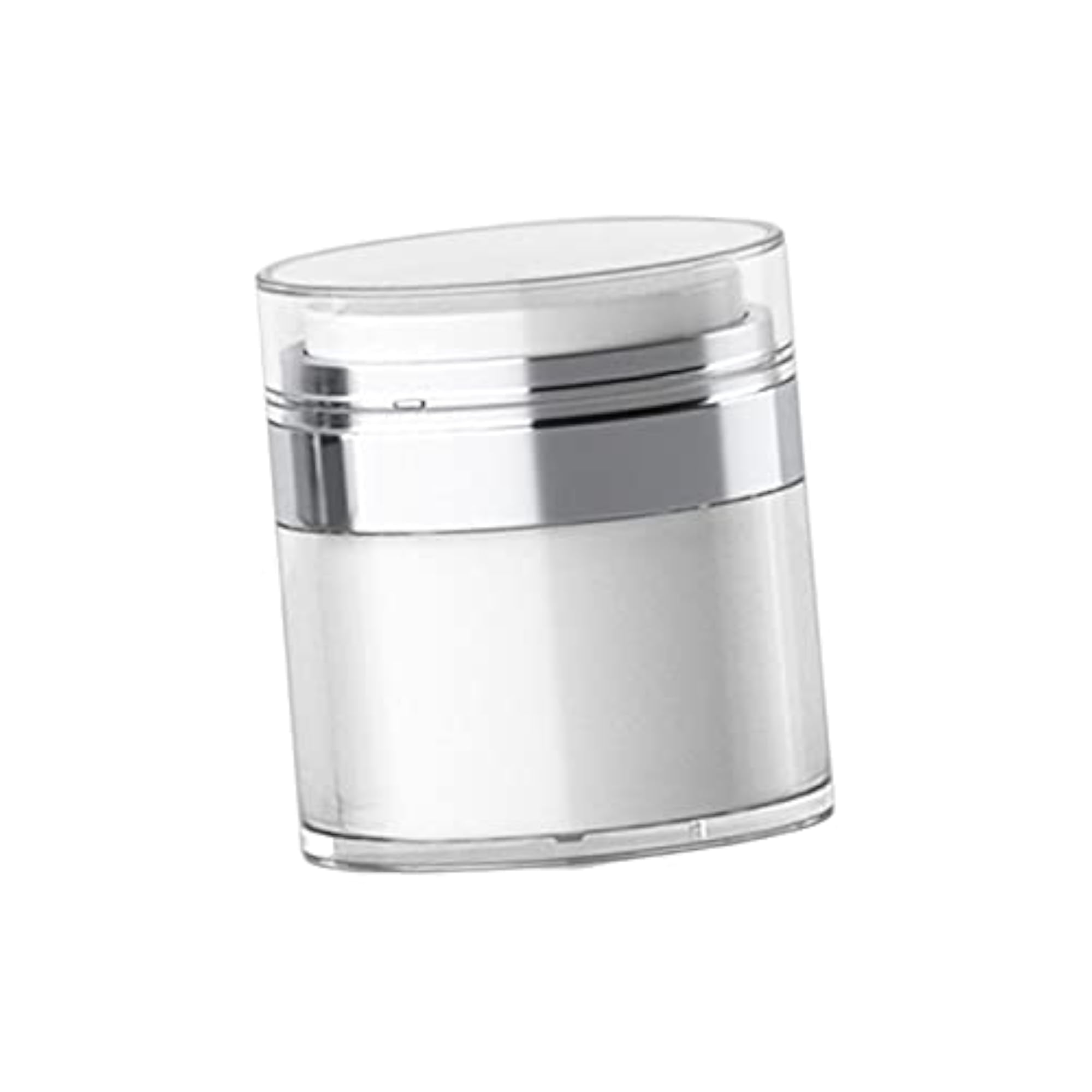 2x Airless Pump Leakproof Travel Lotion Jars