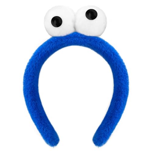 JcHrmers Halloween Red Monster Headband Cartoon Monster Costume for Men Women Party Dress Up (Style2)
