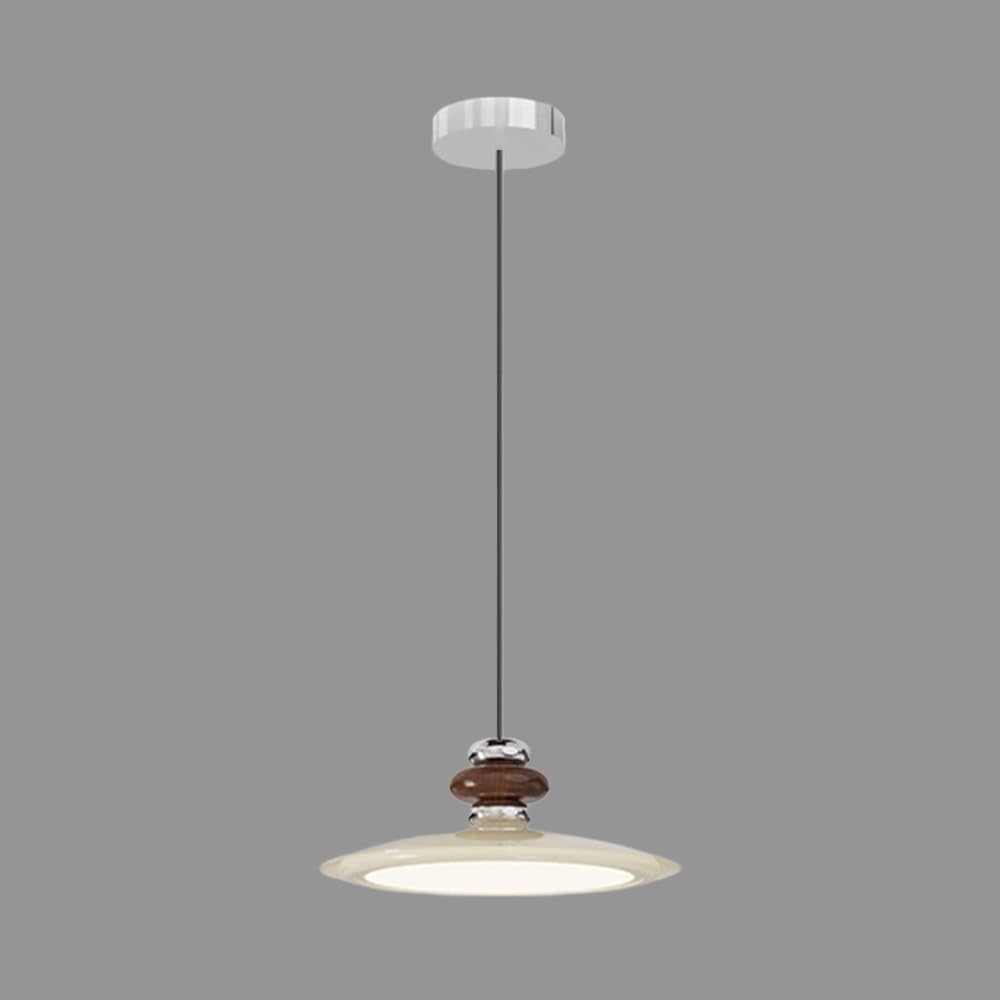Lámpara de araña LED moderna de 12W con tres modos de color y diseño minimalista de disco
