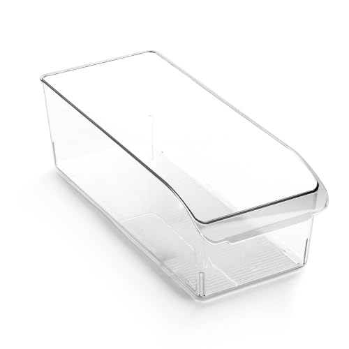 BINO | Plastic Storage Bins, Large | THE CURVE COLLECTION | Multi-Use...