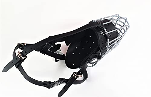 L&J Pets Uk Fuerte alambre metal bozal cesta perro pastor alemán Cover