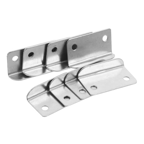 NUOBESTY 20 Pièces Plaque de Verrouillage Métallique à Angle Droit pour Tiroir Lot de Accessoires de Sécurité pour Meubles Armoire Bureau et Maison Durable et à Usure