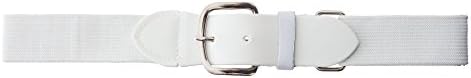 Champion Sports Adult Baseball/Softball Uniform Belt , White, Youth