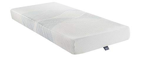 Silentnight 3 Zone Memory Foam Rolled Mattress Made in the UK Medium Single White