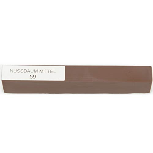Hardwachs Kitt Stange 20g Nussbaum mittel