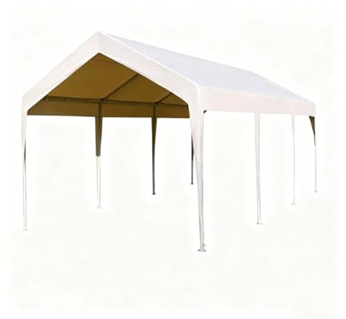 Tettoia auto resistente 10x20 ft con copertura sostituibile, rifugio esterno