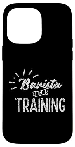 Barista In Training エスプレッソ バリスタ コーヒーメーカー スマホケース iPhone 14 Pro Max 用