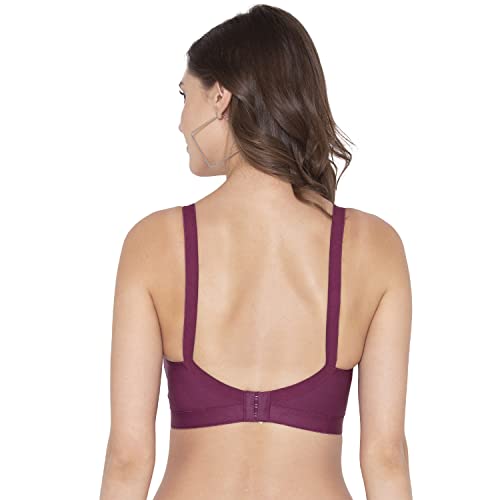 Image of SOUMINIE - Minimizer Bra - Non Padded - Cotton Rich - Broad Straps - Full Coverage - Wireless Seamless T-Shirt Bra
