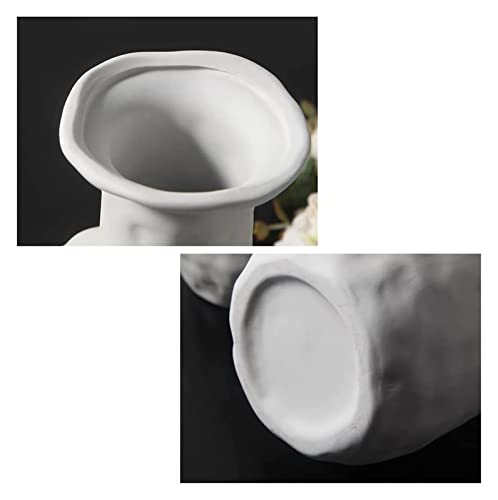 Vase céramique blanc style rétro RLKHXBS petit modèle de table